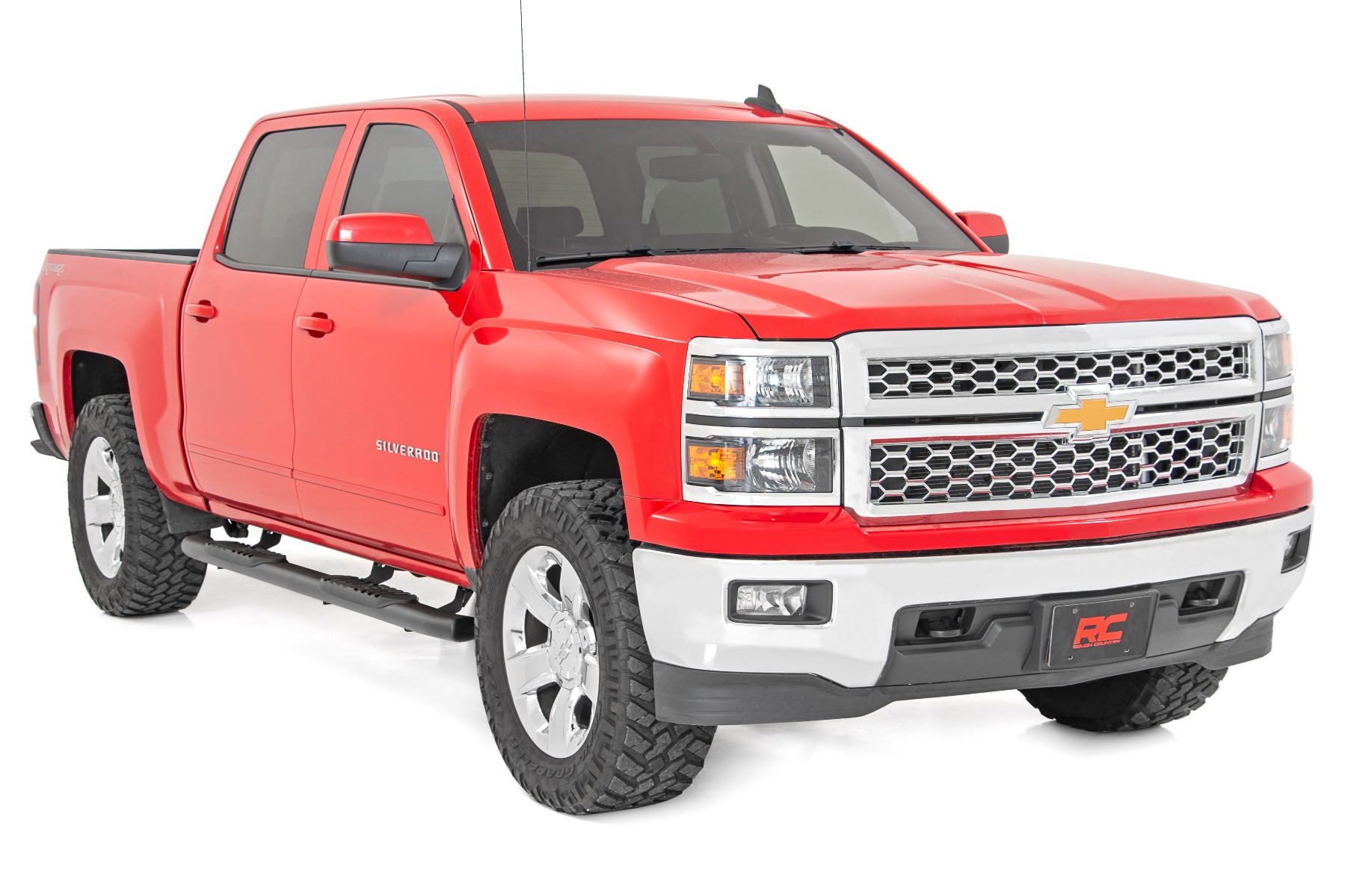 Rough Country 21001 - Running Boards & Steps, Crew Cab