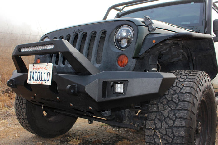 Body Armor 4x4 JP-19537 - Orion Front Bumper, Black, Light Texture