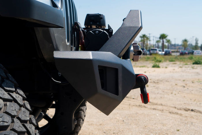 Body Armor 4x4 JP-19536 - Orion Front Bumper, Black, Light Texture