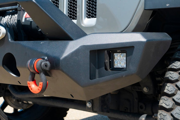 Body Armor 4x4 JP-19536 - Orion Front Bumper, Black, Light Texture