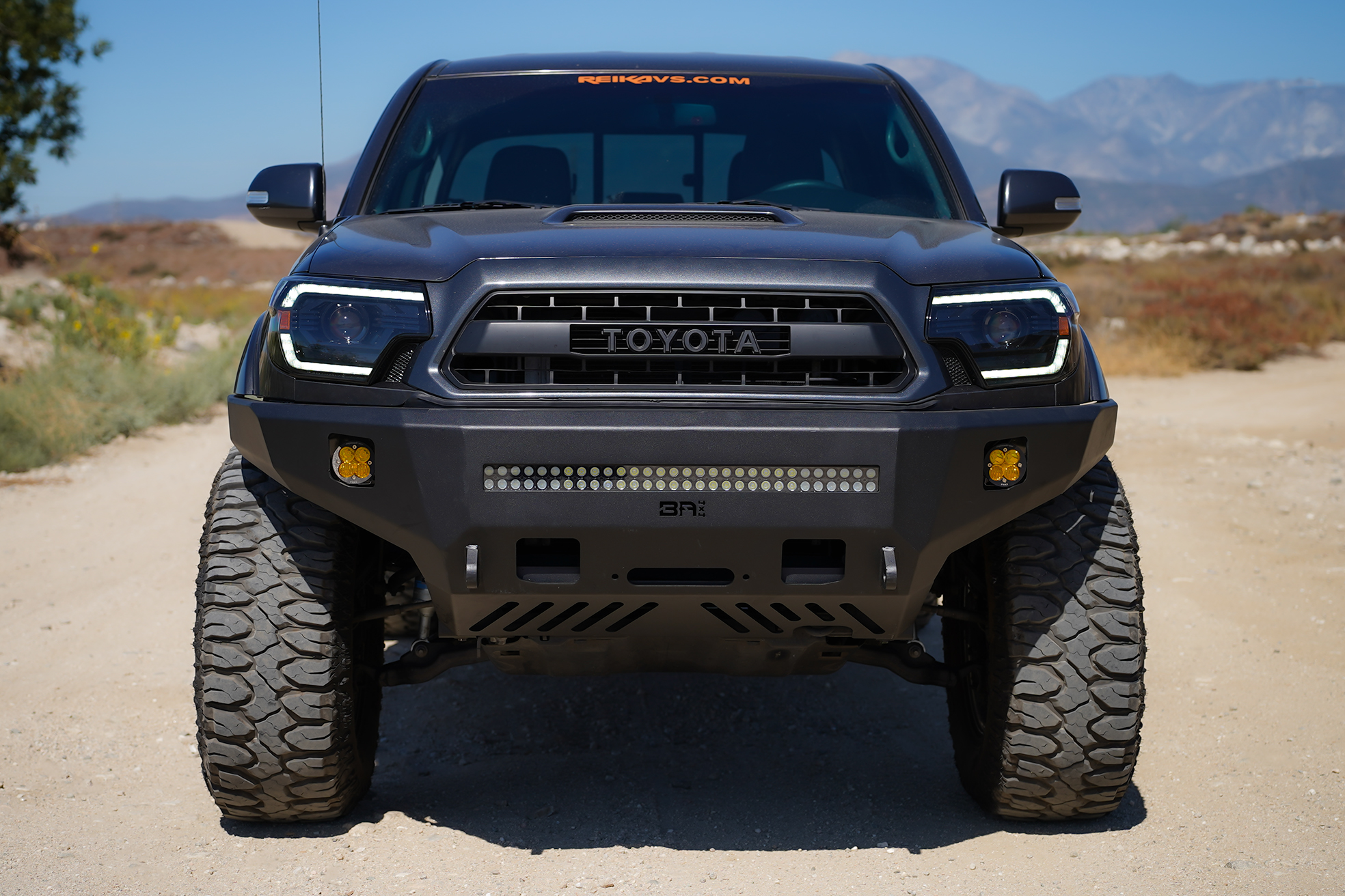 Body Armor 4x4 TC-19341 - Front Bumper, Black, Light Texture