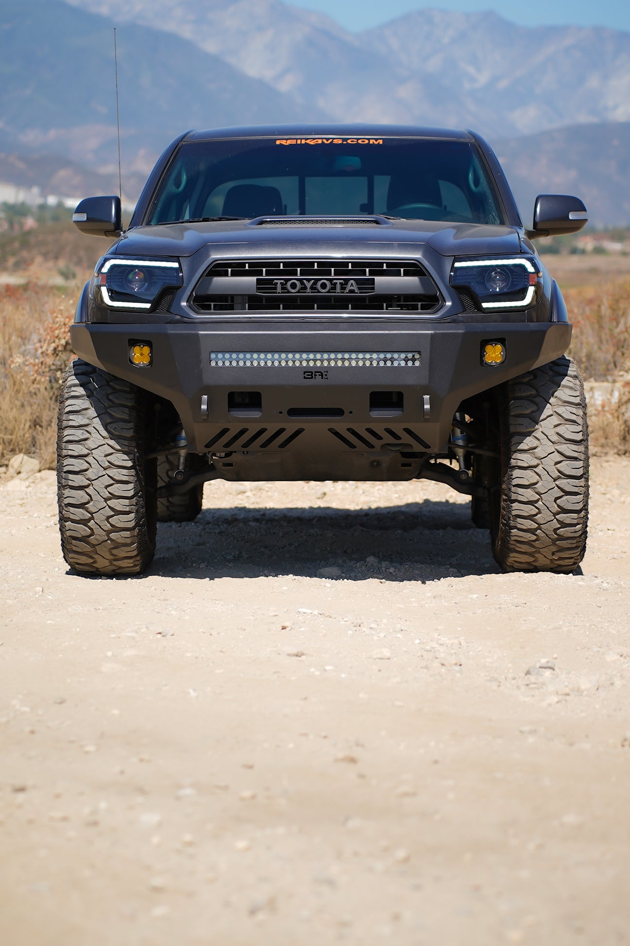 Body Armor 4x4 TC-19341 - Front Bumper, Black, Light Texture