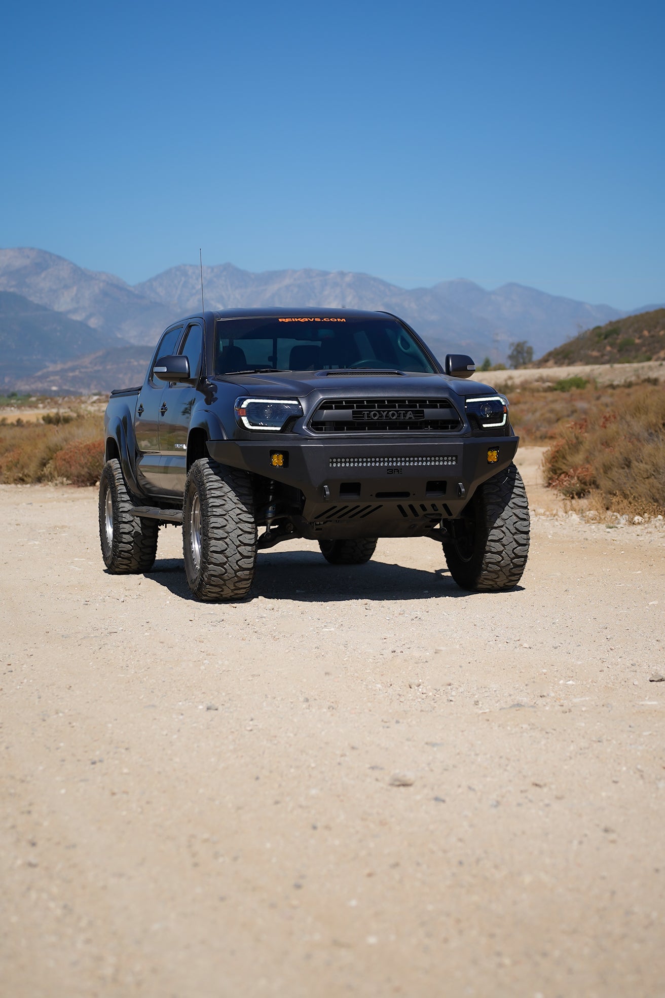 Body Armor 4x4 TC-19341 - Front Bumper, Black, Light Texture