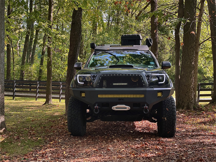 Body Armor 4x4 TC-19341 - Front Bumper, Black, Light Texture