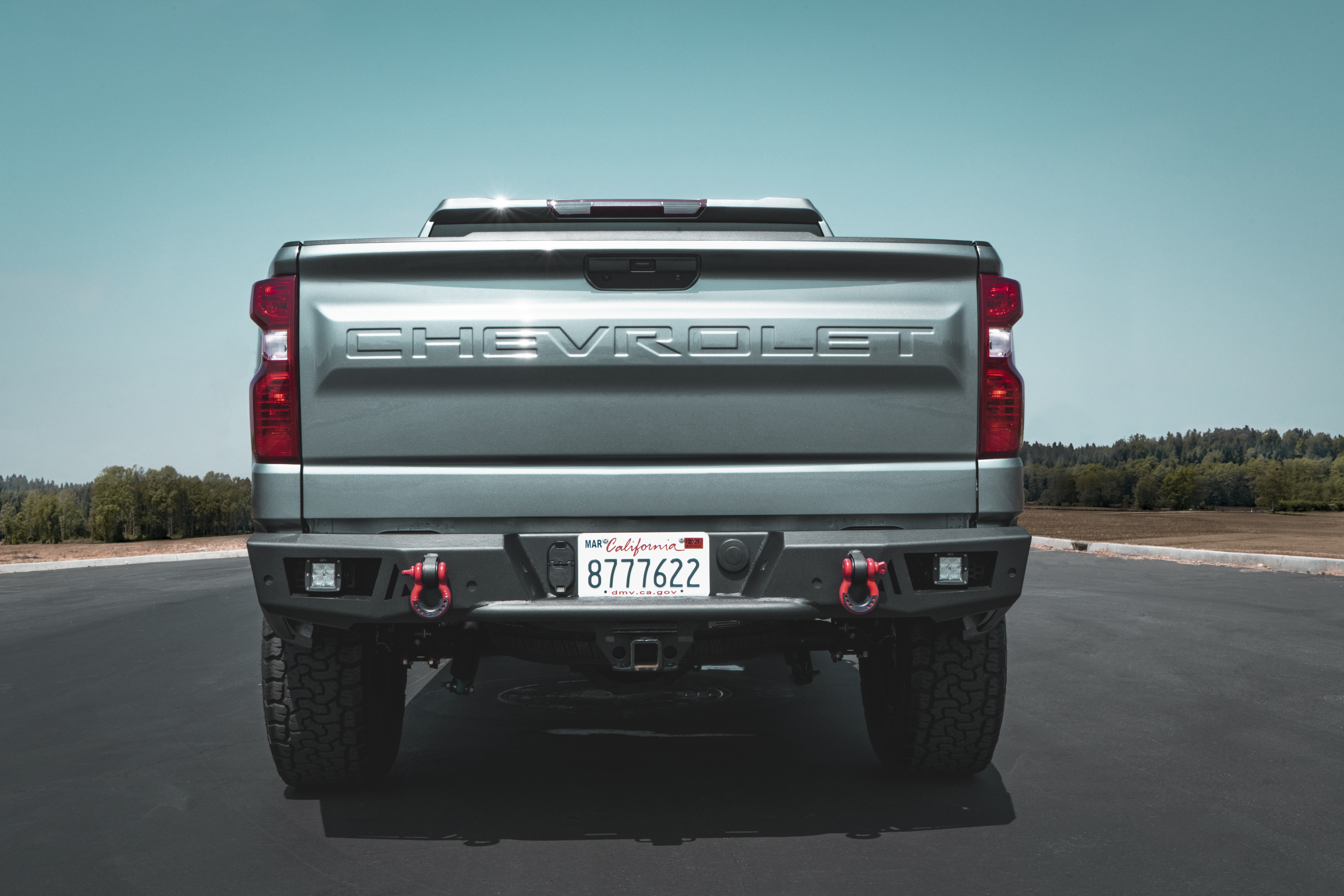 Body Armor 4x4 GM-2966 - Ambush Rear Bumper, Black, Light Texture
