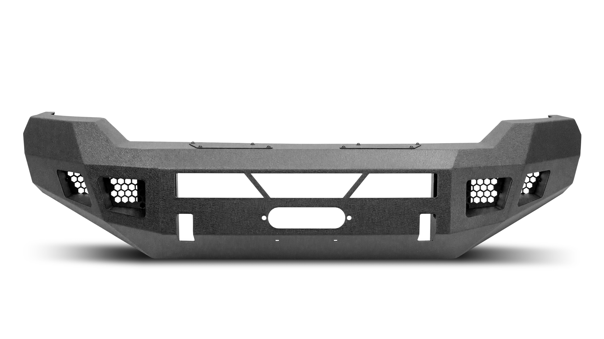 Body Armor 4x4 FD-19341 - Front Winch Bumper, Black, Textured
