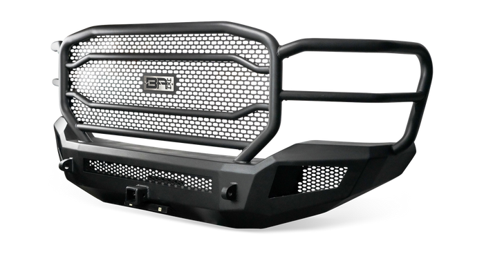 Body Armor 4x4 FD-20338 - Ambush Front Bumper, Black, Light Texture