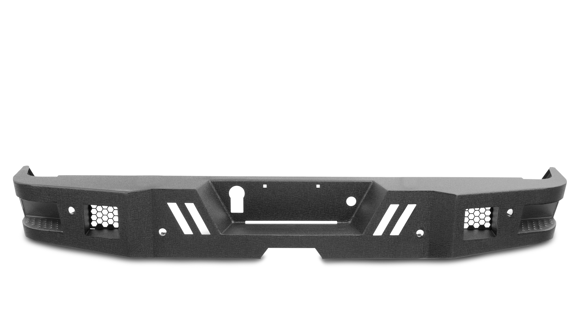 Body Armor 4x4 FD-2964 - Rear Bumper, Black, Textured