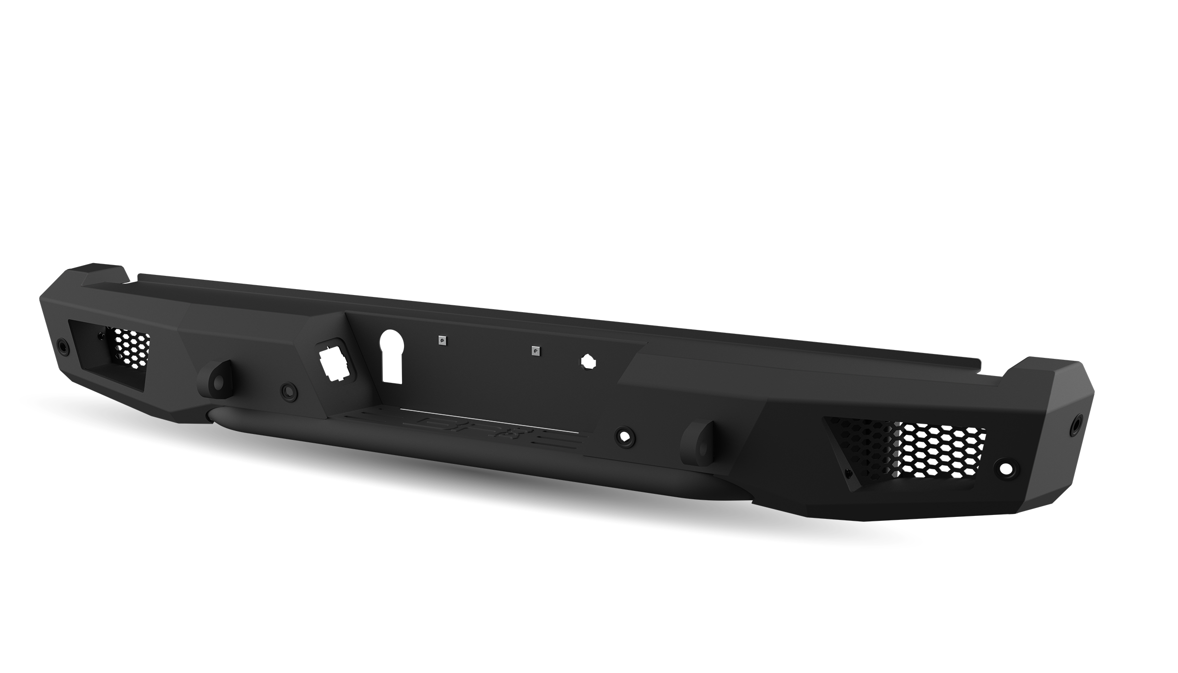 Body Armor 4x4 FD-2968 - Ambush Rear Bumper, Black, Light Texture