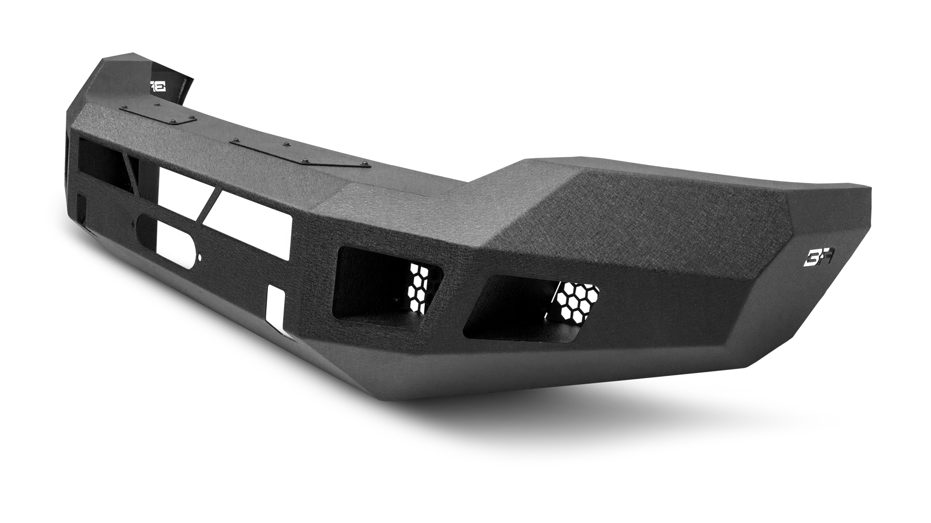 Body Armor 4x4 FD-19338 - Front Winch Bumper, Black, Textured