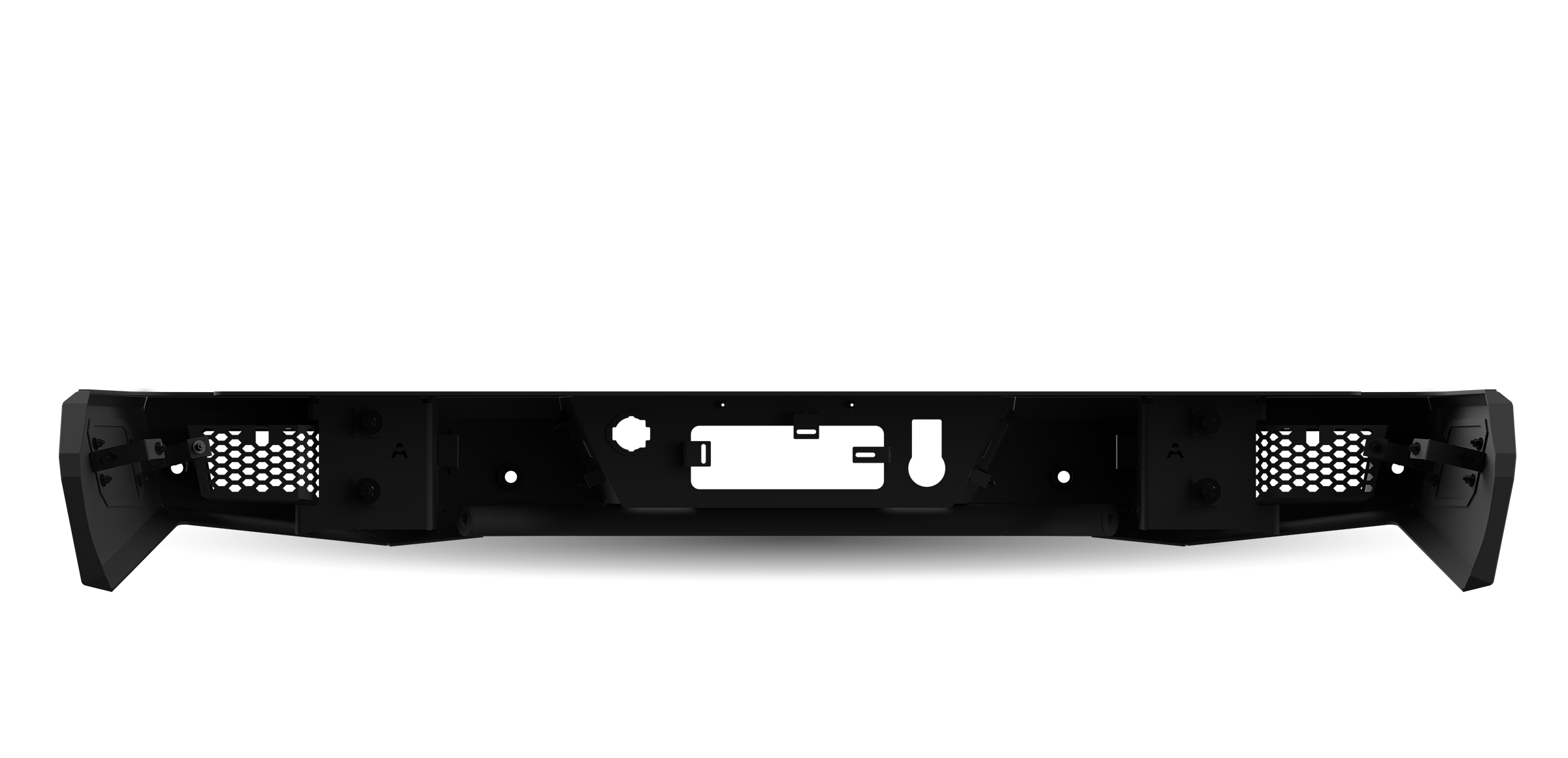 Body Armor 4x4 GM-3166 - Ambush Rear Bumper, Black, Light Texture