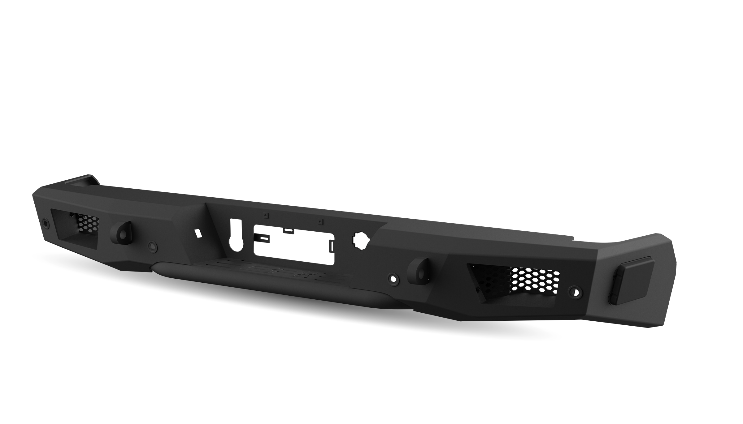 Body Armor 4x4 GM-3166 - Ambush Rear Bumper, Black, Light Texture