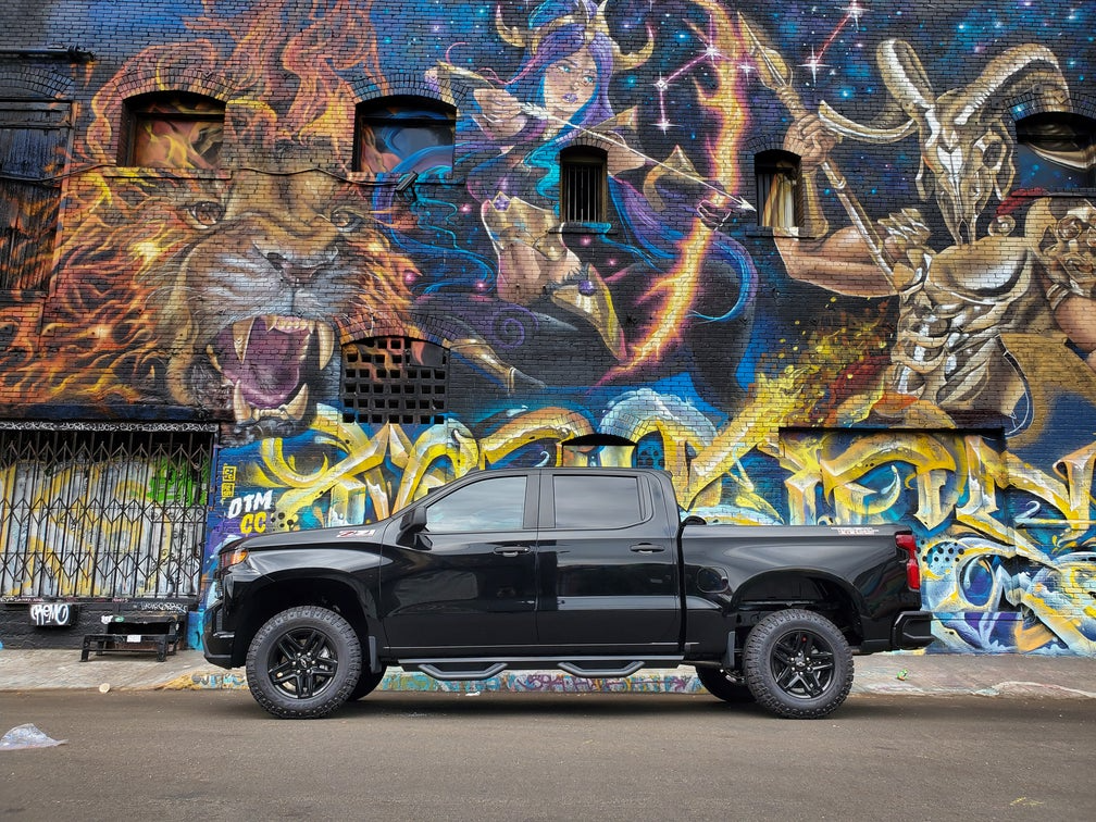 Body Armor 4x4 GM-4200 - Ambush Side Steps, Crew Cab, Black
