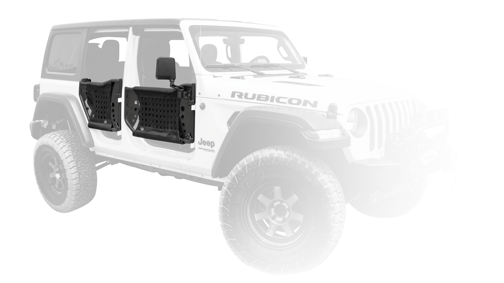 Body Armor 4x4 JL-6150 - Trail Doors, Black, Light Texture