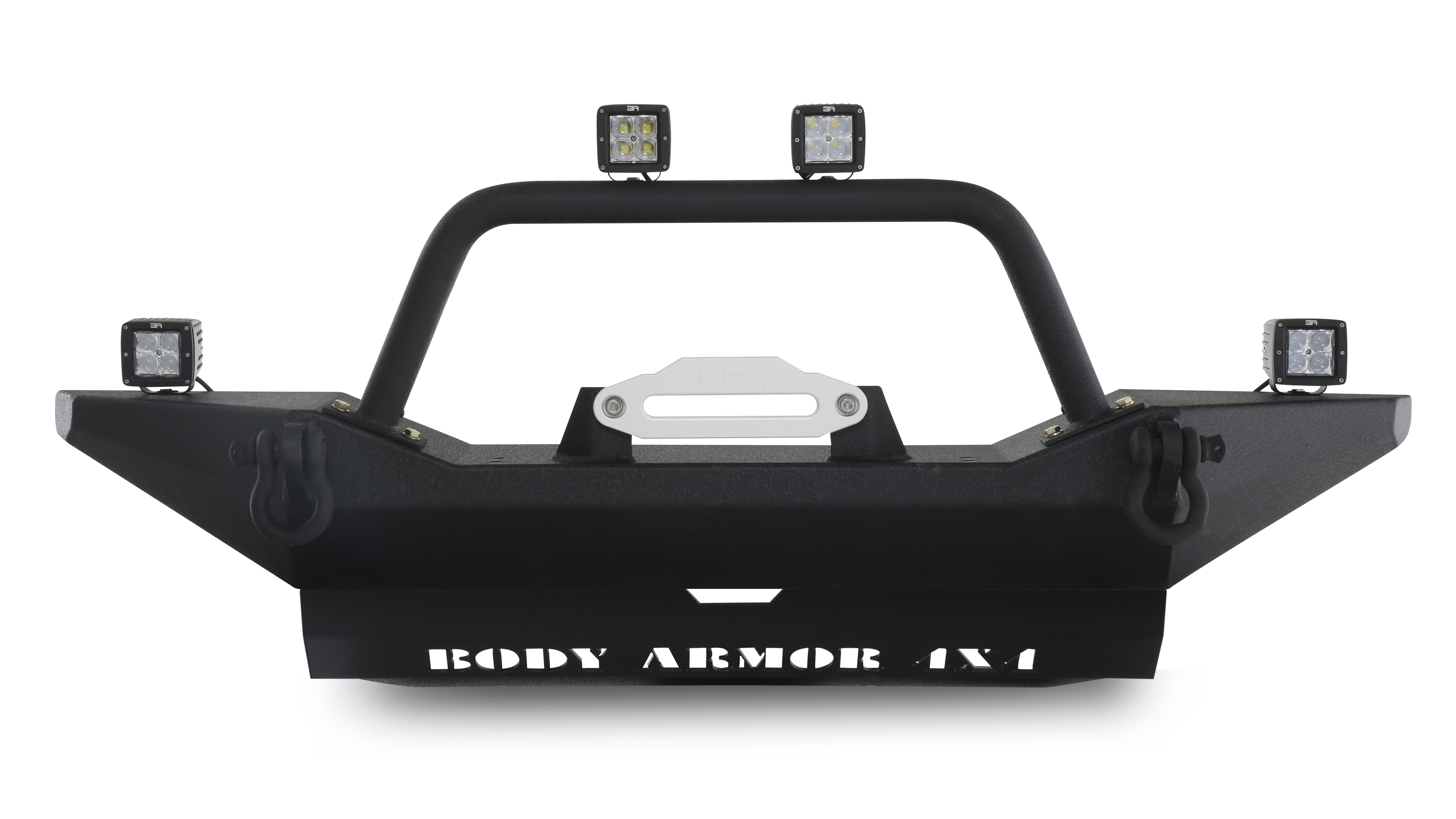 Body Armor 4x4 JK-19531 - Front Bumper, Black, Light Texture