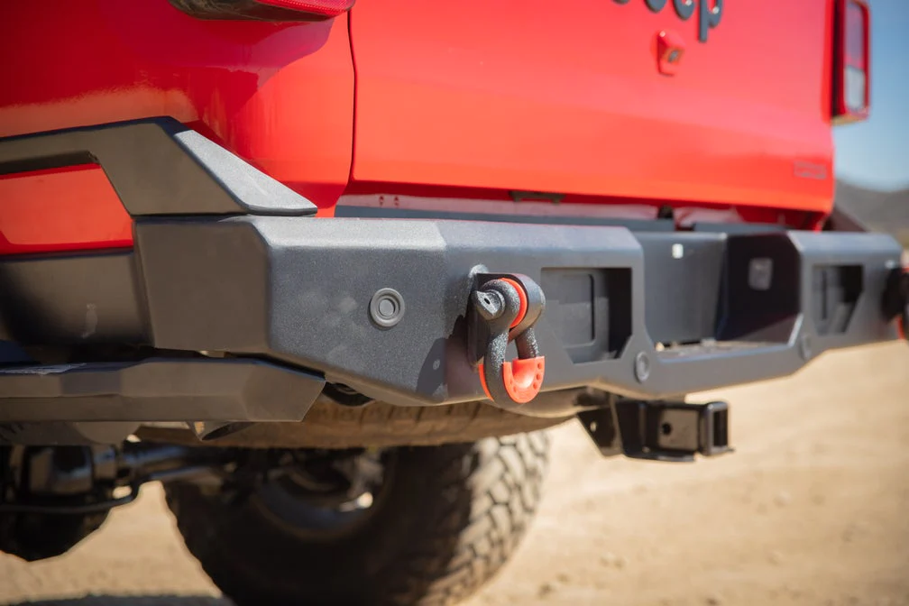 Body Armor 4x4 JT-2965 - Rear Bumper, Black, Light-textured
