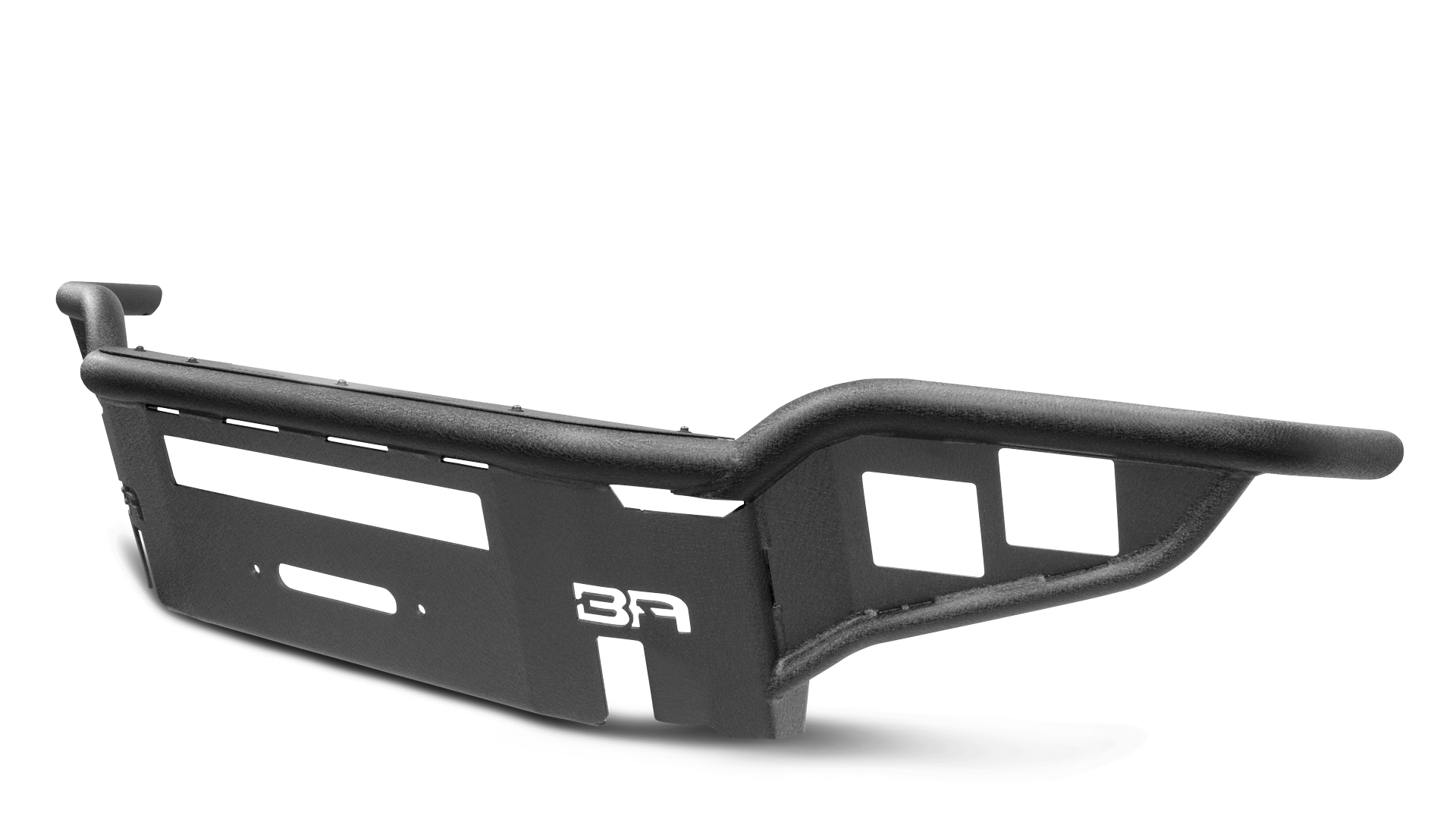 Body Armor 4x4 TC-19337 - Front Winch Bumper, Black, Textured