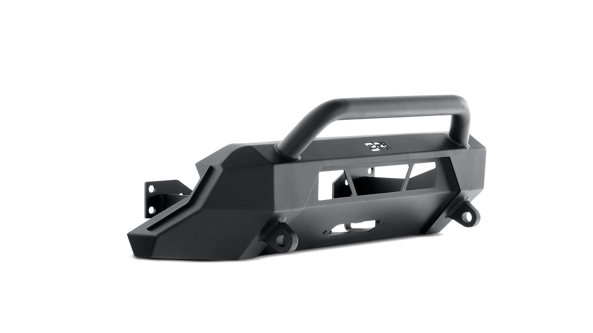 Body Armor 4x4 TC-19339 - Front Winch Bumper, Black, Light Texture
