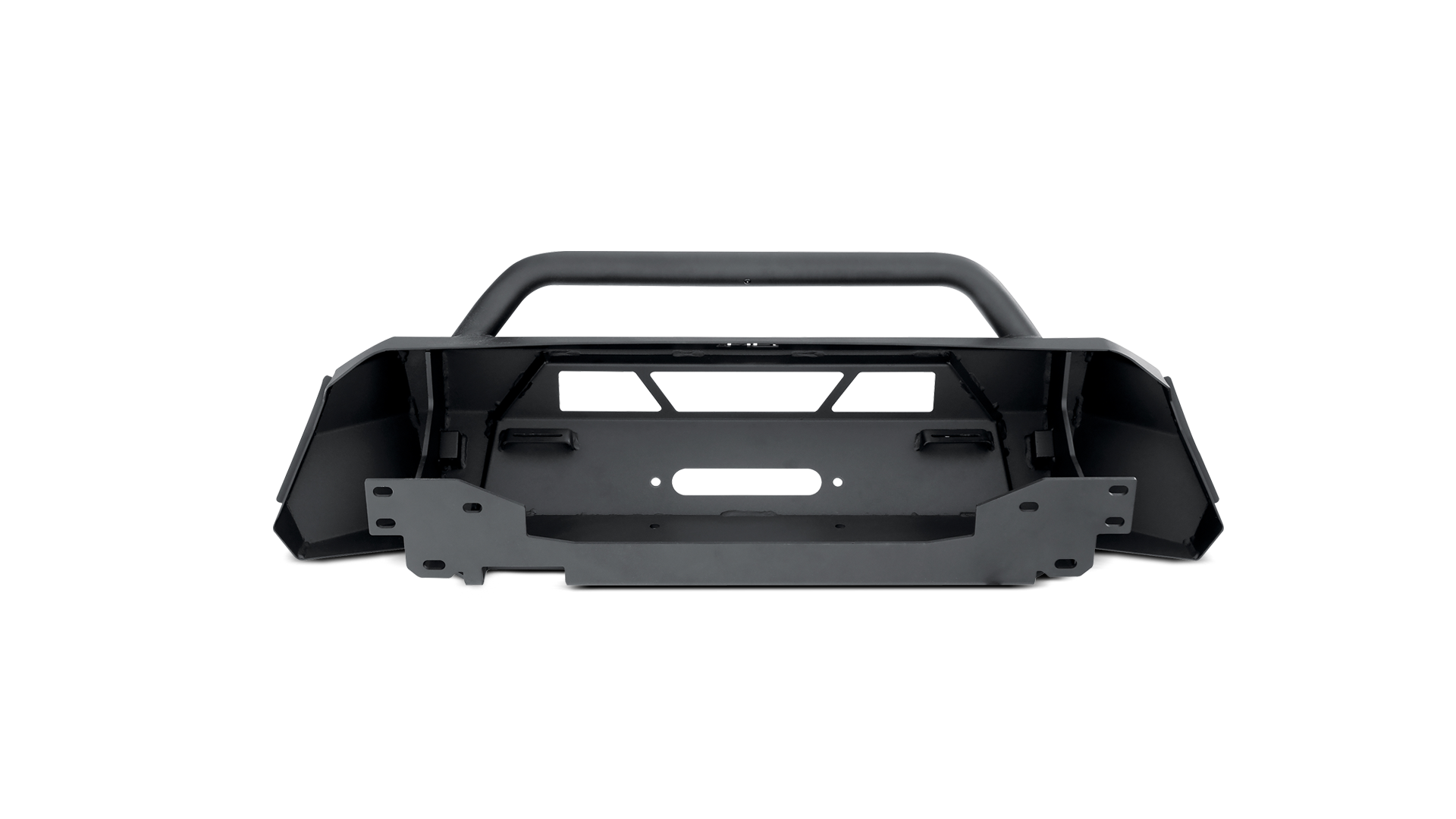 Body Armor 4x4 TC-19339 - Front Winch Bumper, Black, Light Texture