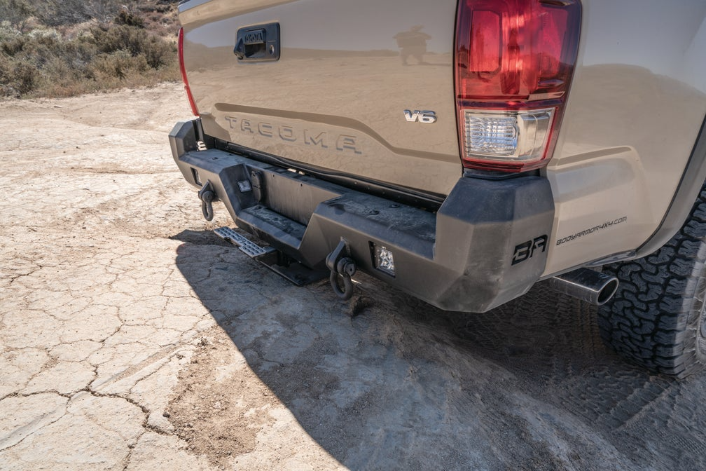 Body Armor 4x4 TC-2963 - Rear Bumper, Black, Light Texture