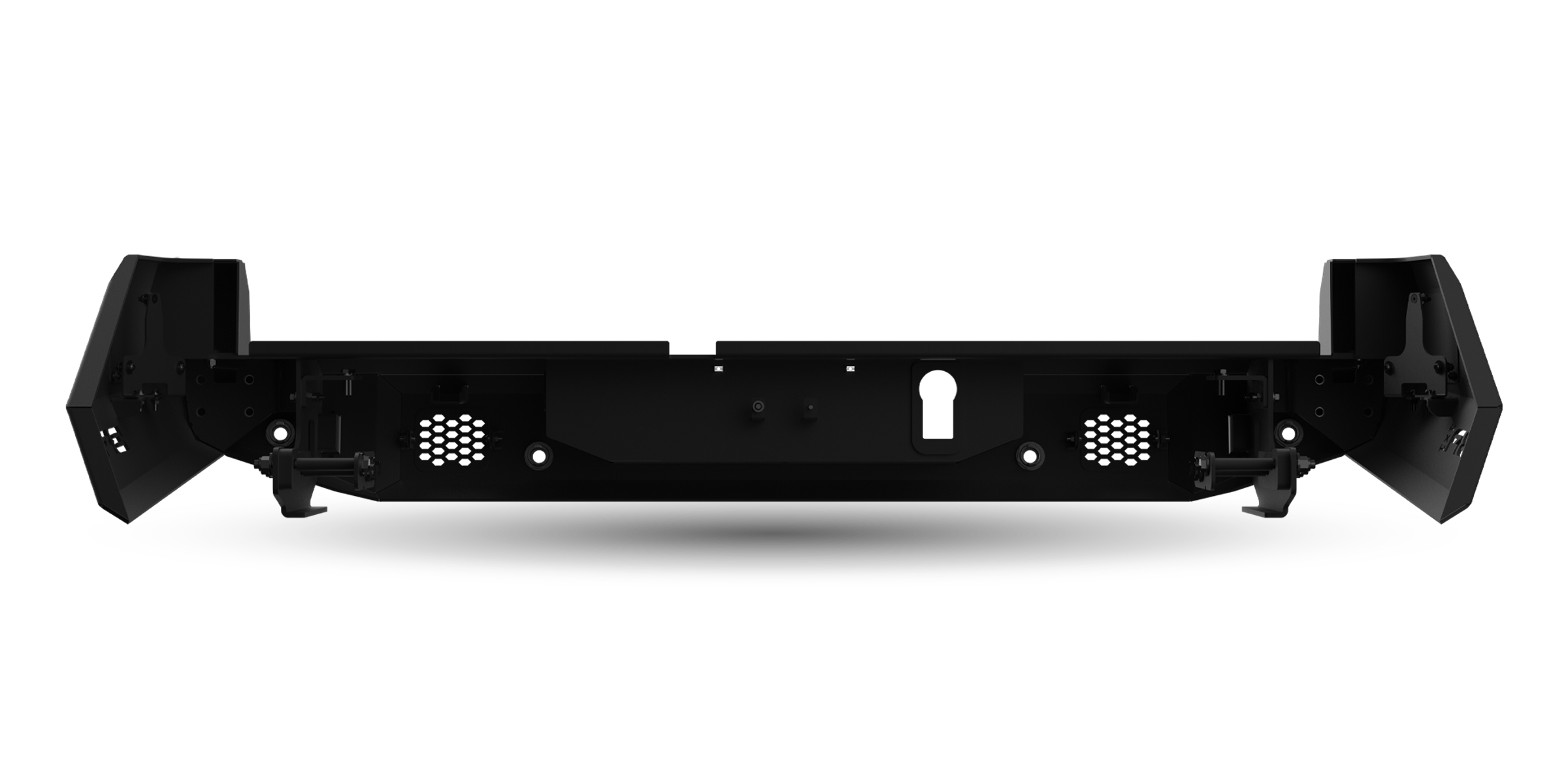 Body Armor 4x4 TC-2967 - Rear Bumper, Black, Light Texture