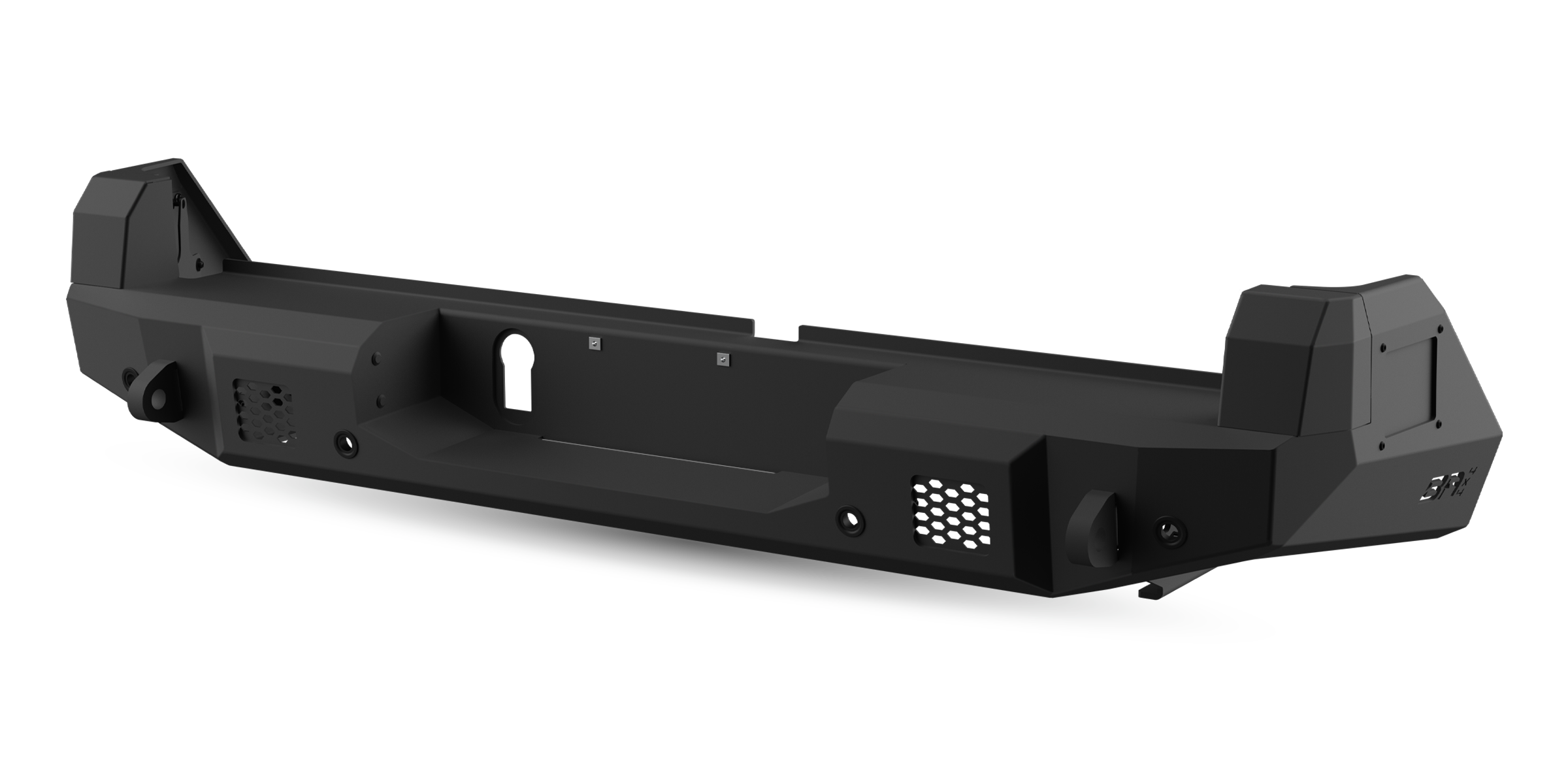 Body Armor 4x4 TC-2967 - Rear Bumper, Black, Light Texture