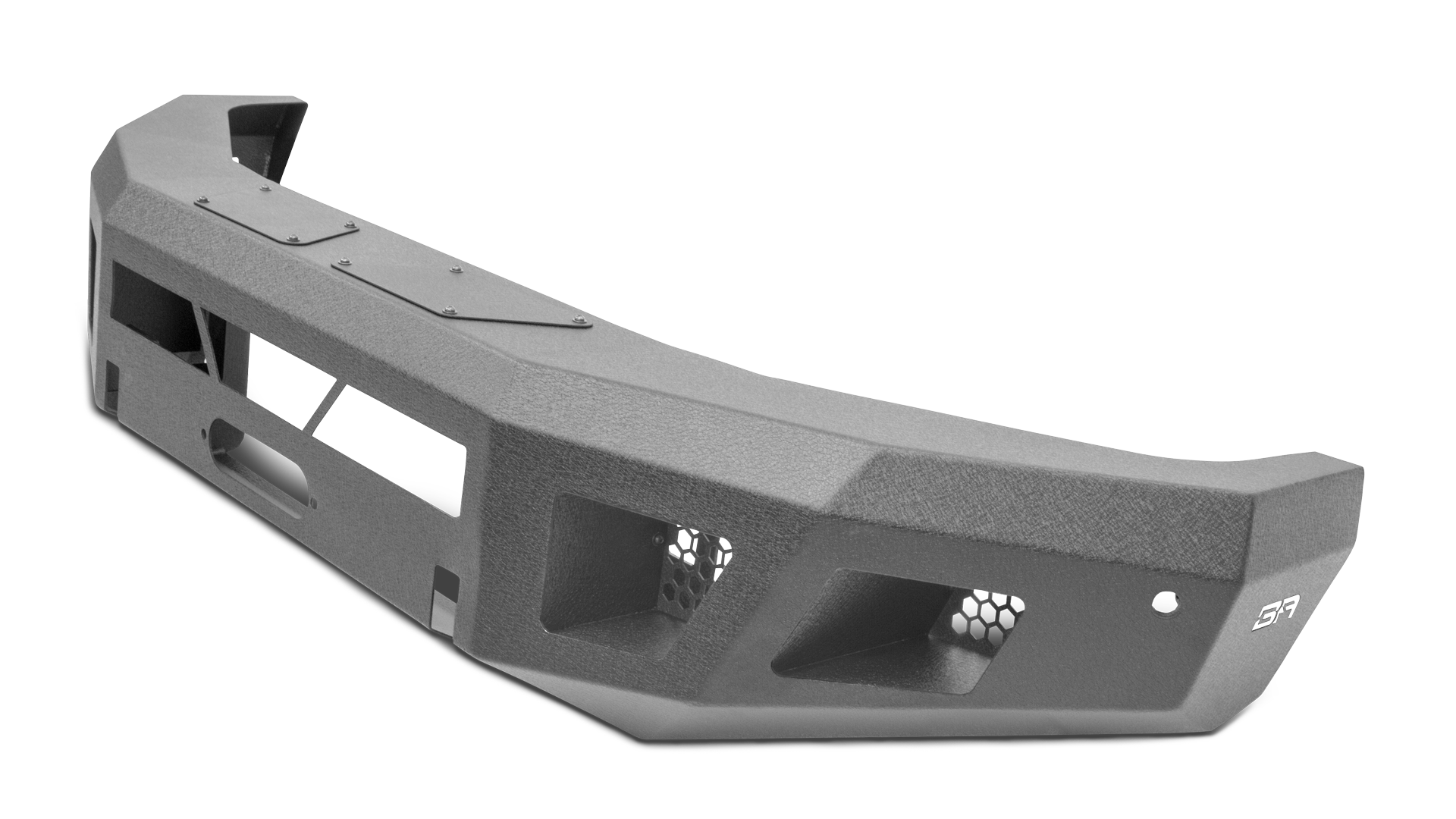 Body Armor 4x4 TN-19336 - Front Winch Bumper, Black, Textured
