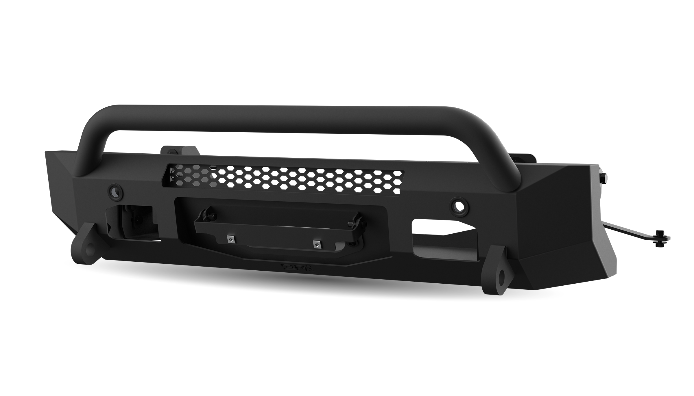 Body Armor 4x4 TN-19340 - Front Winch Bumper, Black, Light Texture