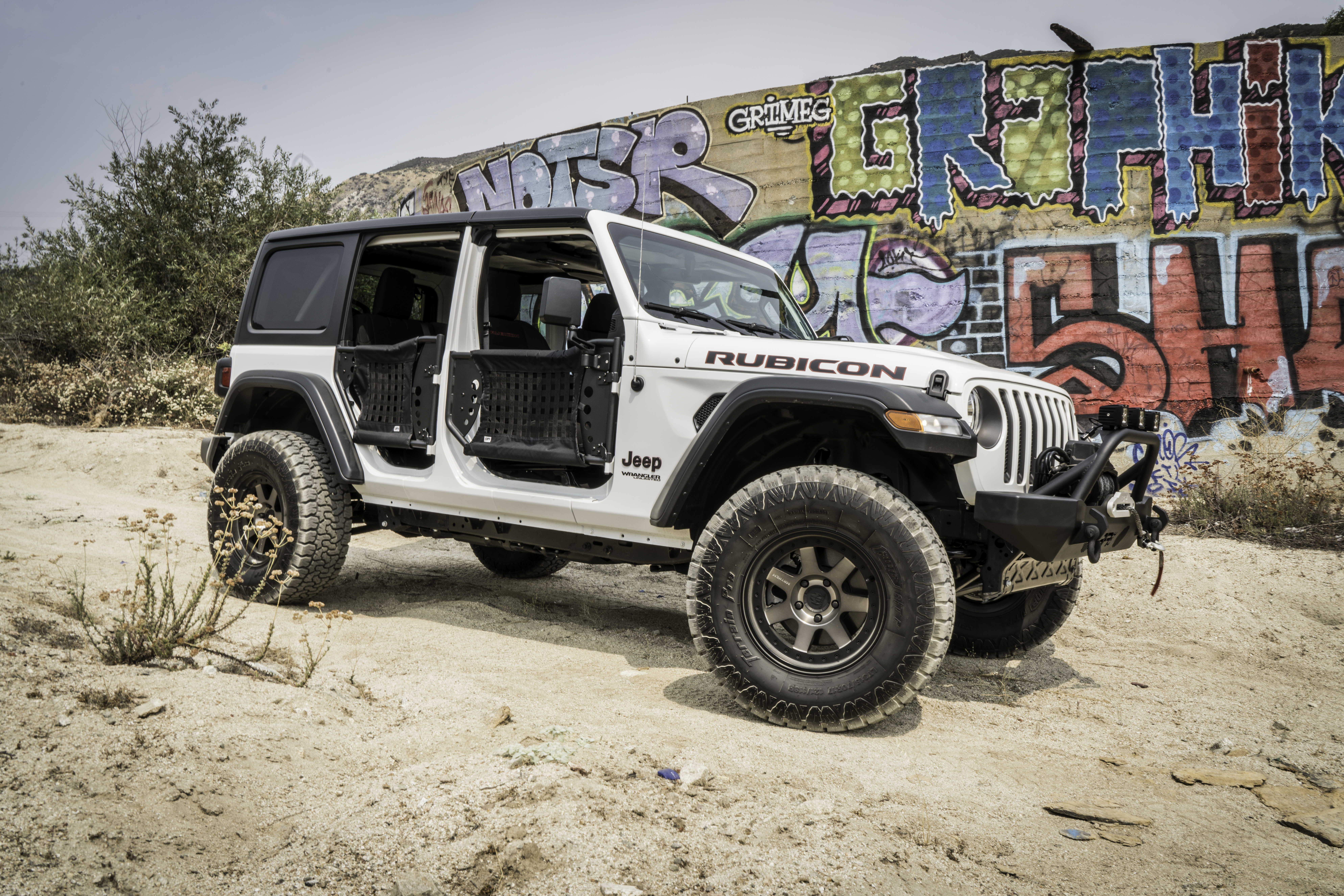 Body Armor 4x4 JL-6149 - Trail Doors, Black, Light Texture