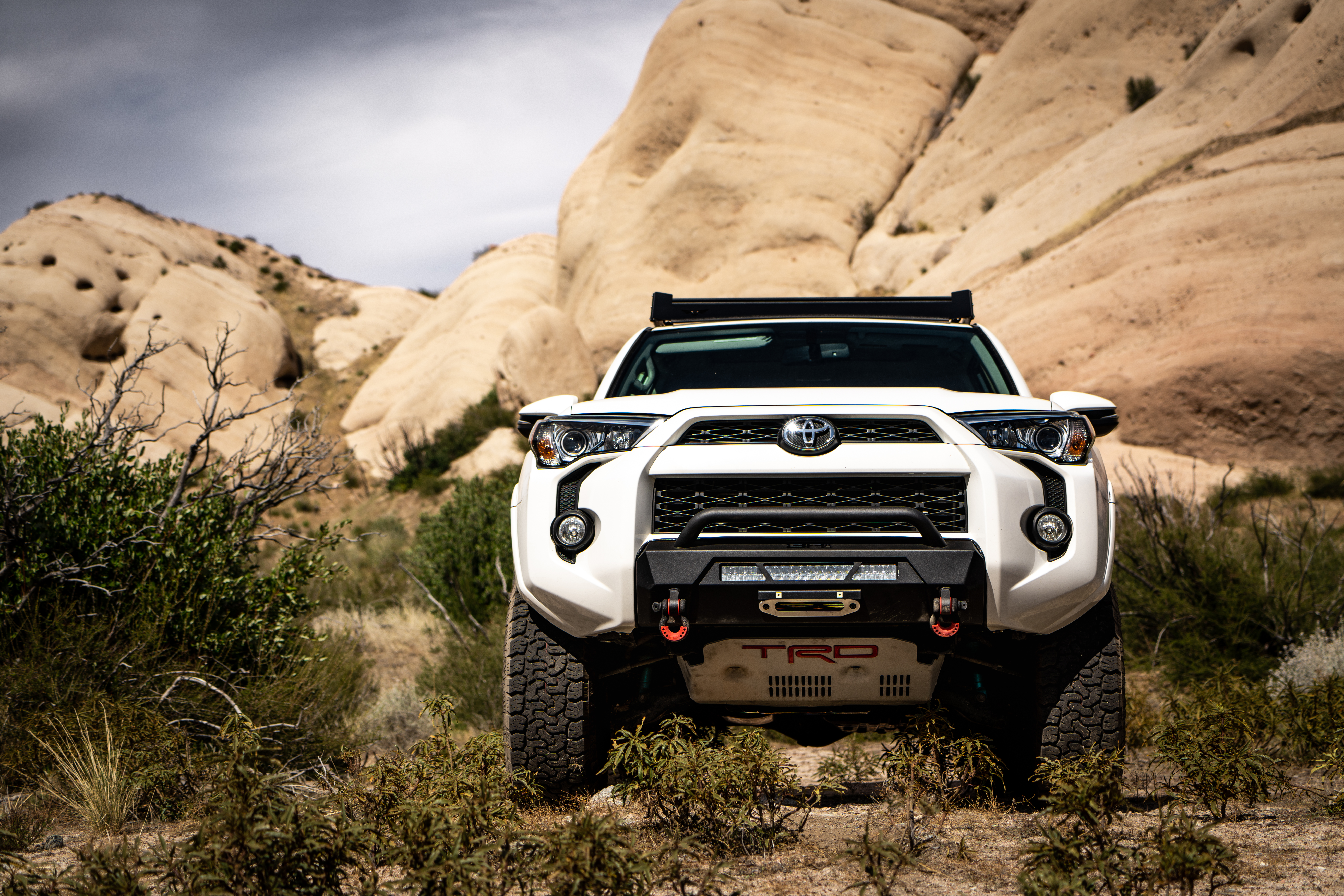 Body Armor 4x4 TR-19339 - Front Winch Bumper, Black, Light Texture