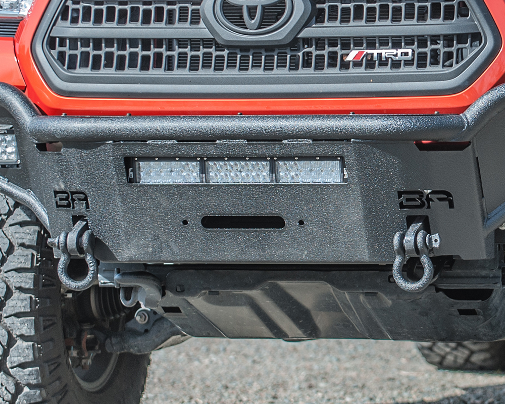 Body Armor 4x4 TC-19337 - Front Winch Bumper, Black, Textured