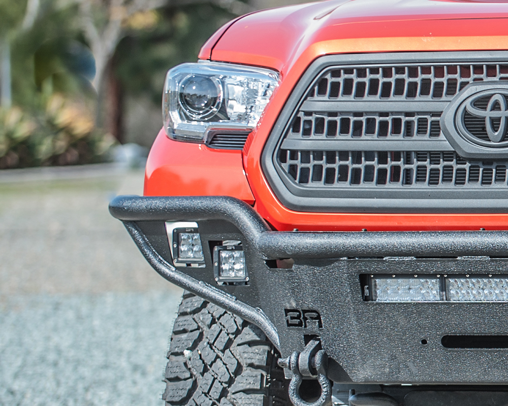 Body Armor 4x4 TC-19337 - Front Winch Bumper, Black, Textured