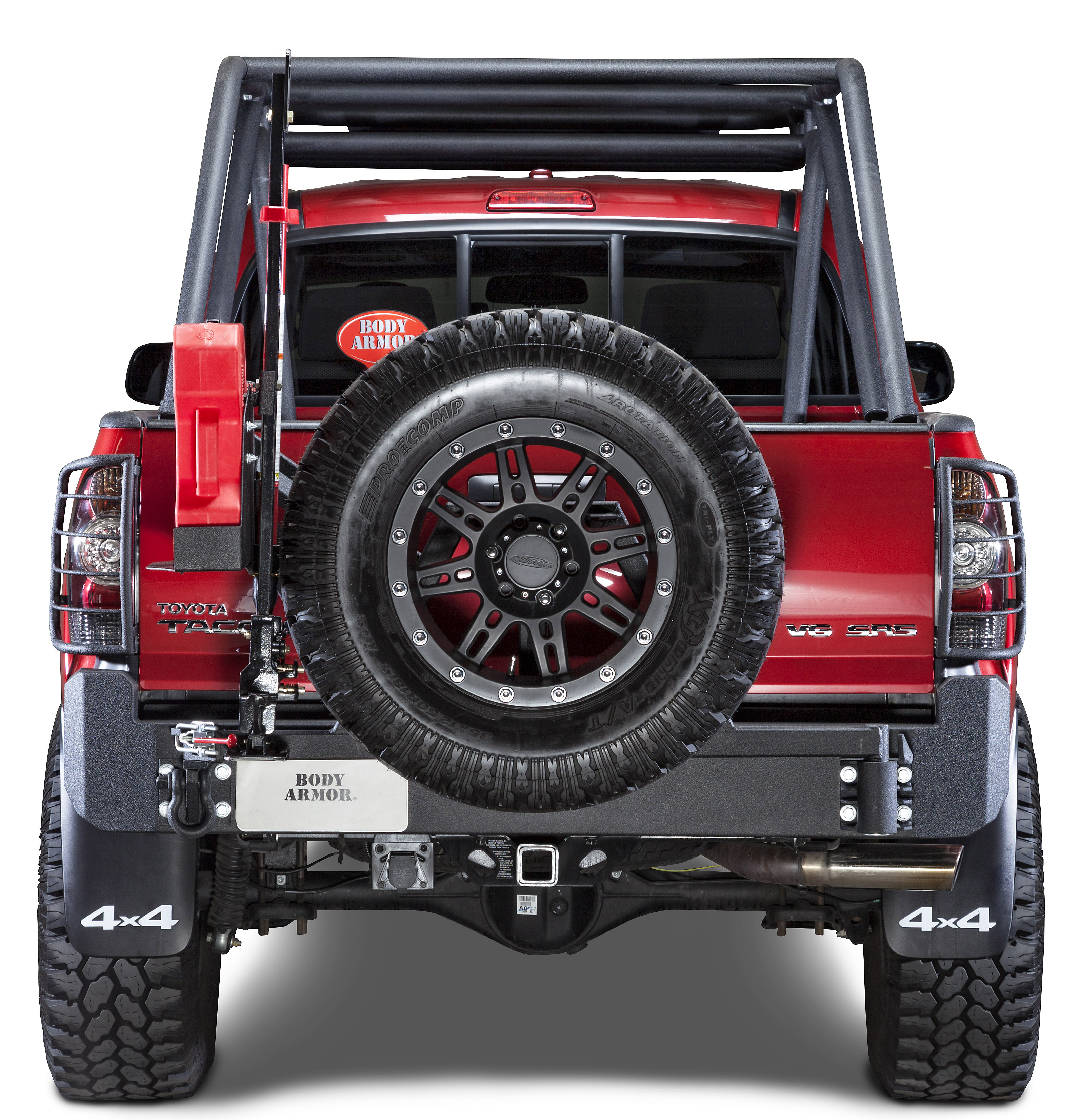 Body Armor 4x4 TC-2961 - Rear Bumper, Black, Textured