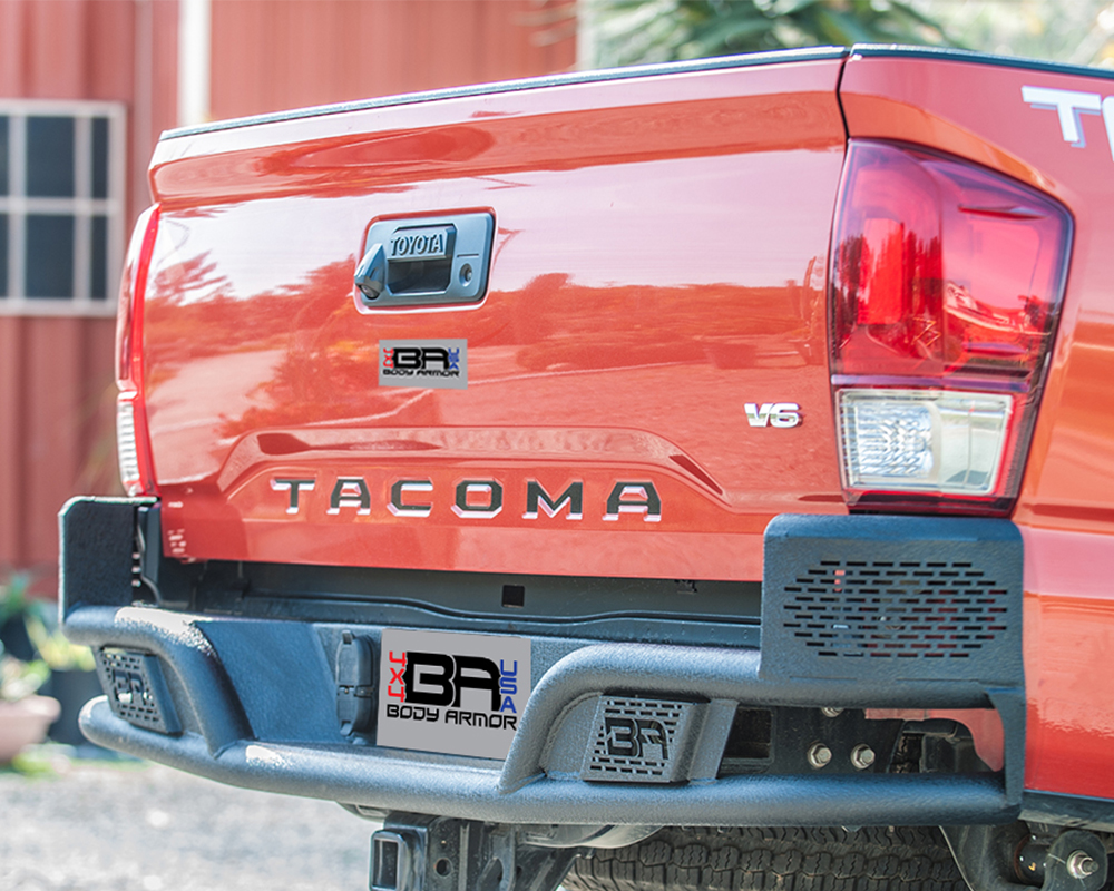 Body Armor 4x4 TC-2962 - Rear Bumper, Black, Textured