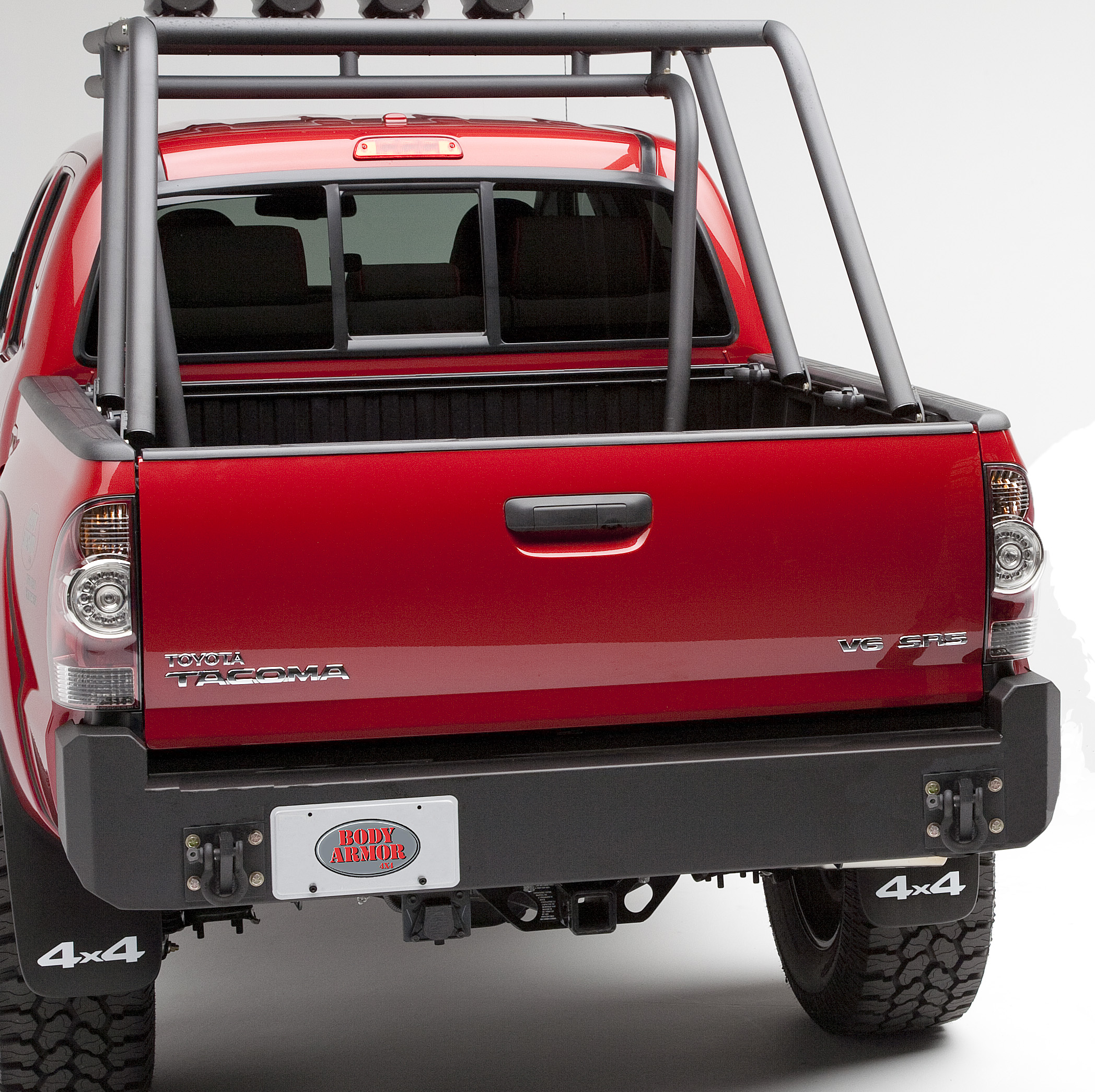Body Armor 4x4 TC-2961 - Rear Bumper, Black, Textured