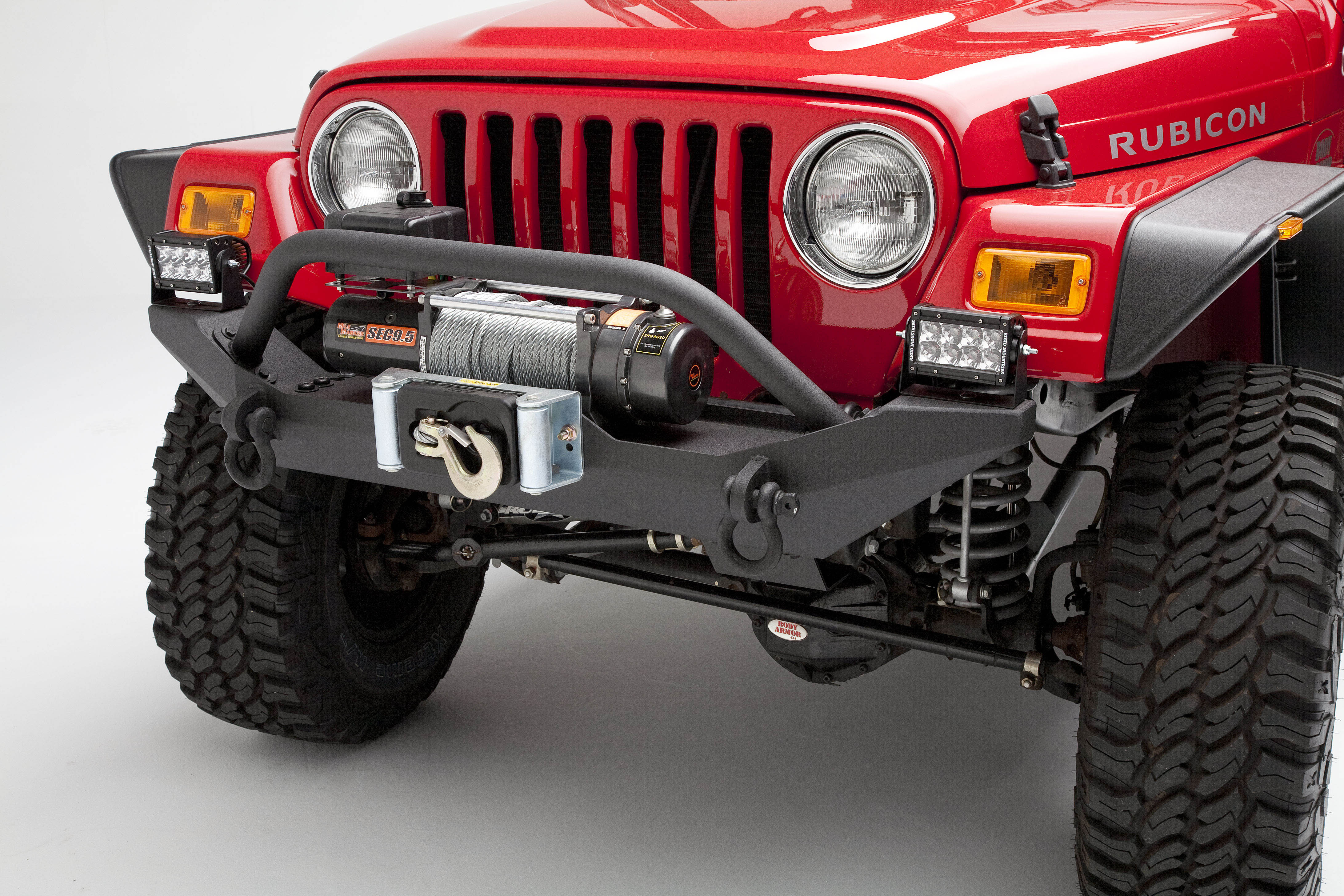 Body Armor 4x4 TJ-19531 - Front Bumper, Black, Textured