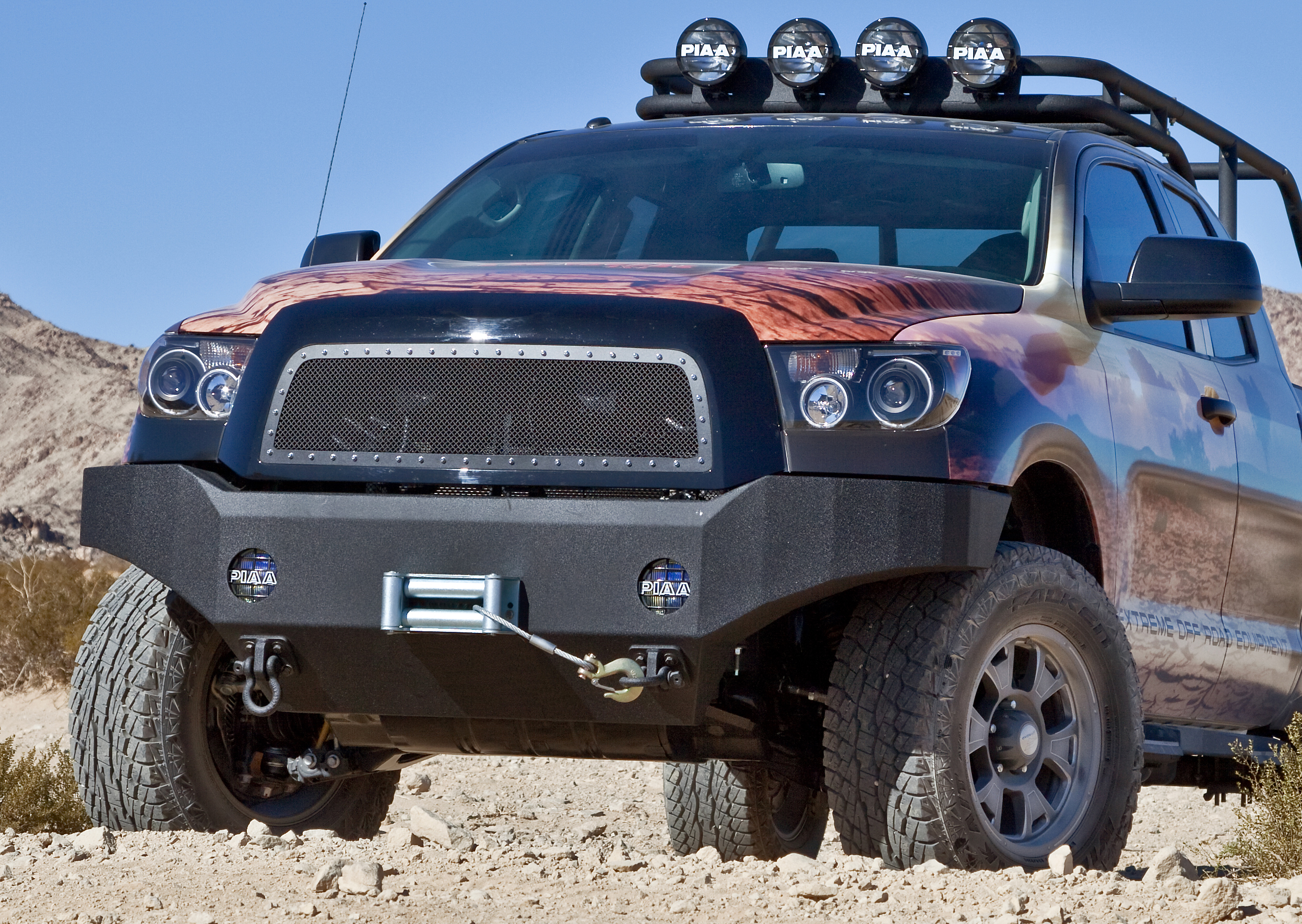 Body Armor 4x4 TN-19335 - Front Winch Bumper, Black, Textured