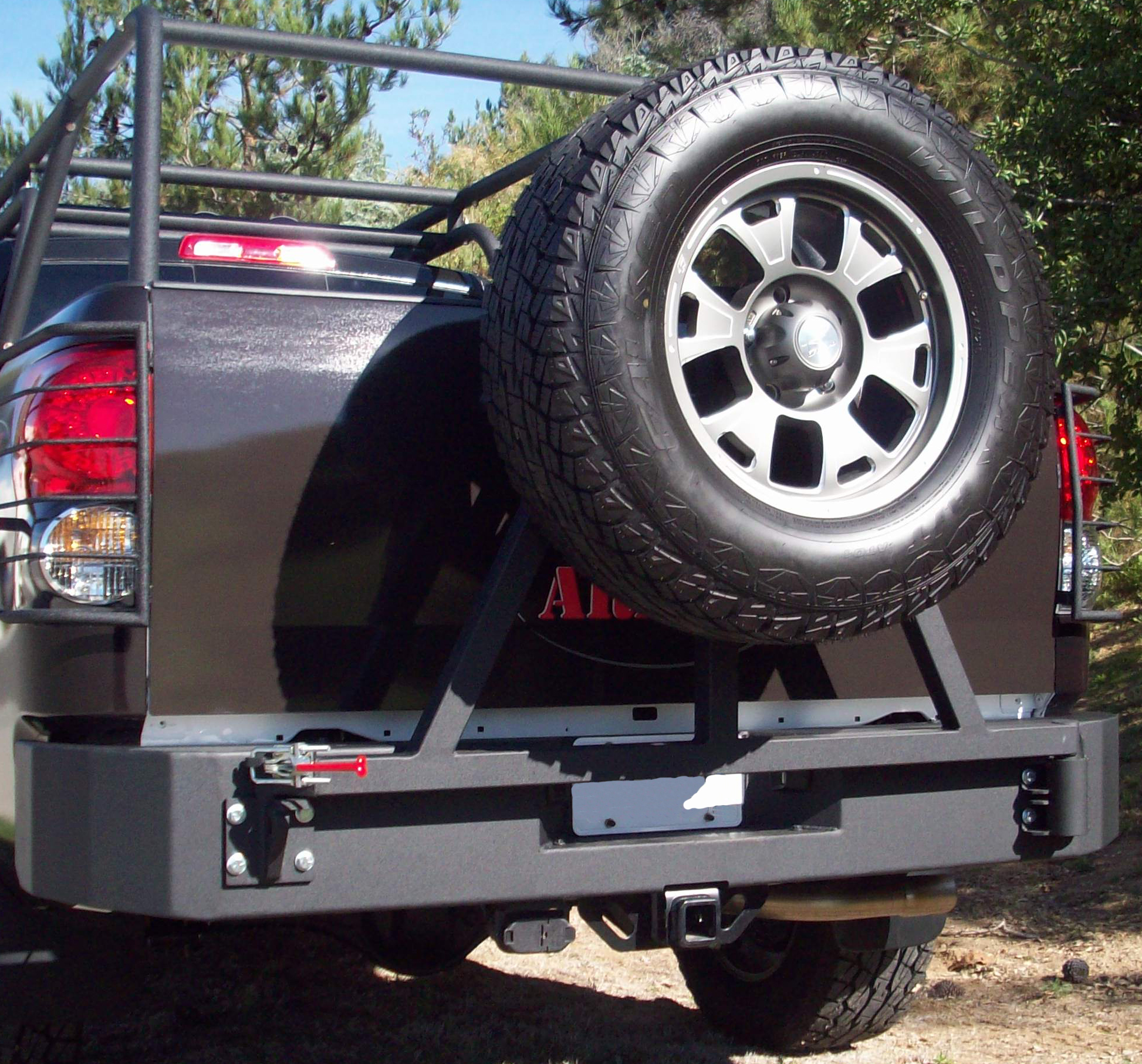 Body Armor 4x4 TC-2961 - Rear Bumper, Black, Textured