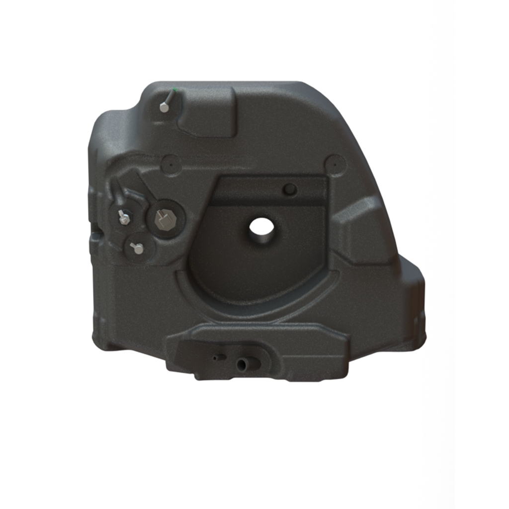 Titan Fuel Tanks 4010211 - Spare Tire Auxiliary Fuel Tank, Black, Polyethylene (PE)