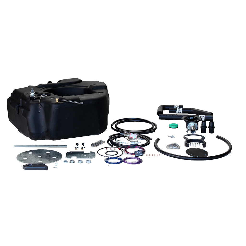 Titan Fuel Tanks 4020208 - Spare Tire Auxiliary Fuel Tank, Black, Polyethylene (PE)