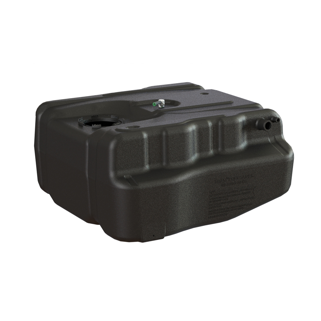 Titan Fuel Tanks 4020217 - Spare Tire Auxiliary Fuel Tank, Black, Polyethylene (PE)