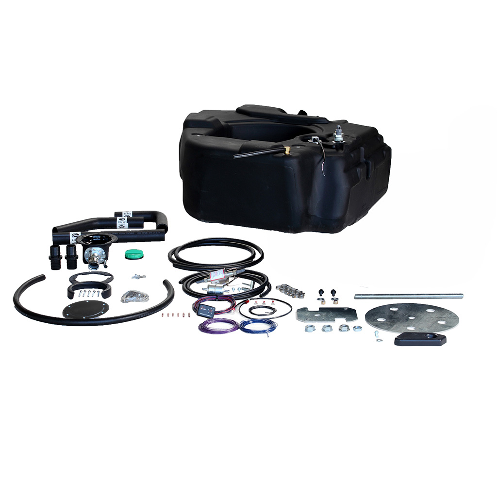 Titan Fuel Tanks 4030203 - Spare Tire Auxiliary Fuel Tank, Black, Polyethylene (PE)