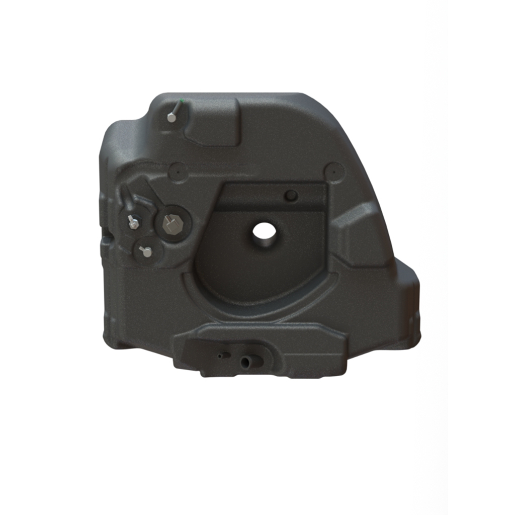 Titan Fuel Tanks 4030213 - Spare Tire Auxiliary Fuel Tank, Black, Polyethylene (PE)