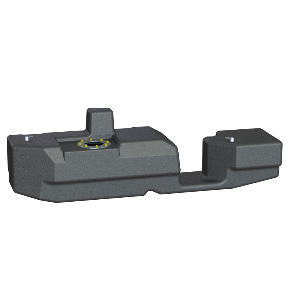 Titan Fuel Tanks 7010501 - XXL Midship Tank - GM, Extended Cab, 6'7" Bed