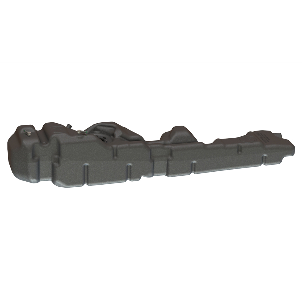 Titan Fuel Tanks 7012316 - XXL Midship Tank - GM, Crew Cab, Black