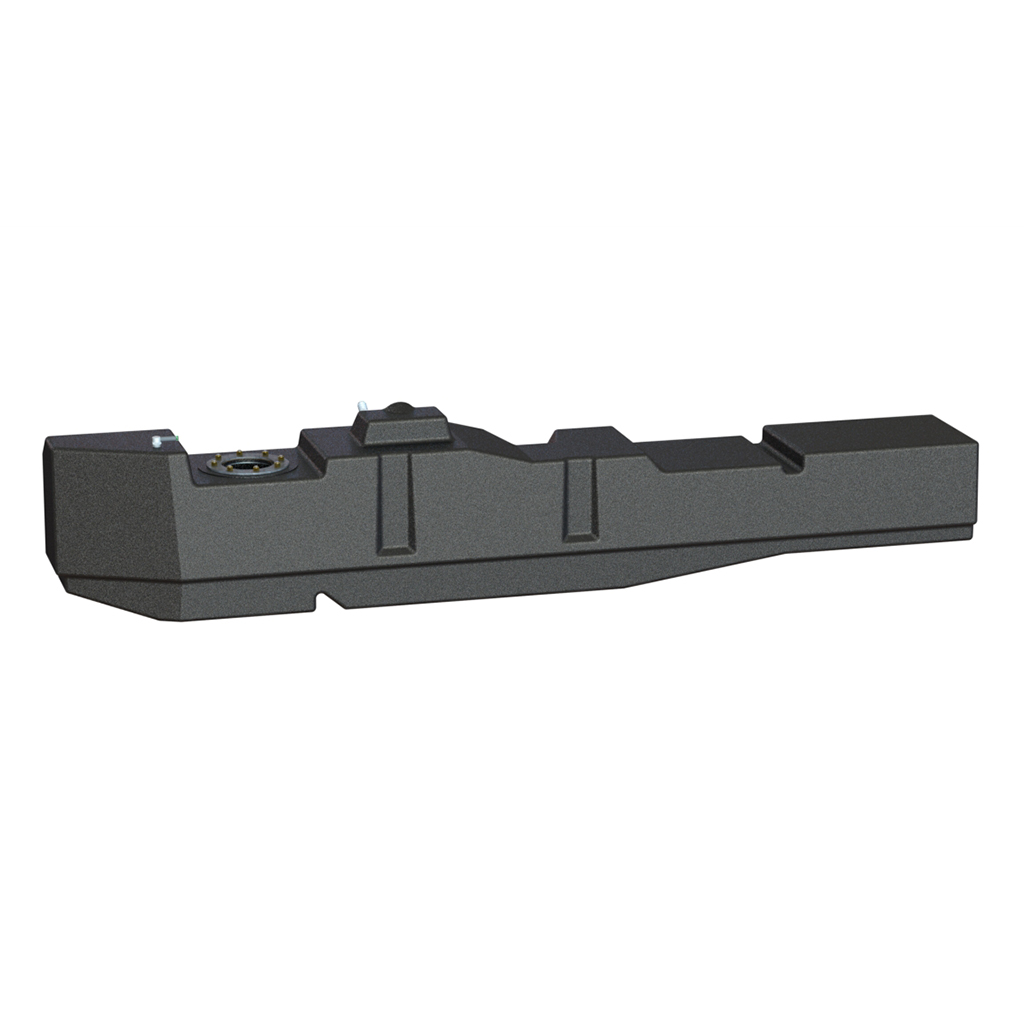 Titan Fuel Tanks 7020399 - XXL Midship Tank - Ford, Crew Cab, Black