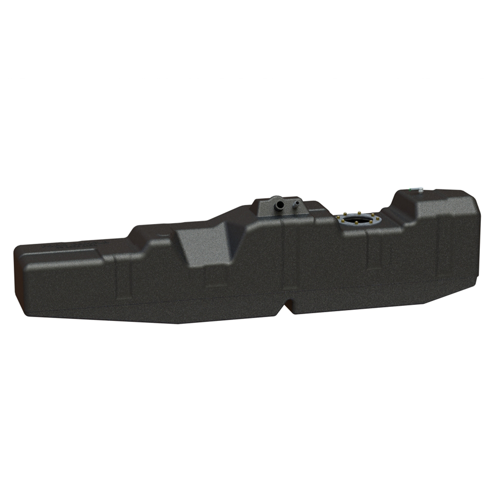 Titan Fuel Tanks 7020508 - XXL Midship Tank - Ford, 8'2" Bed, Black