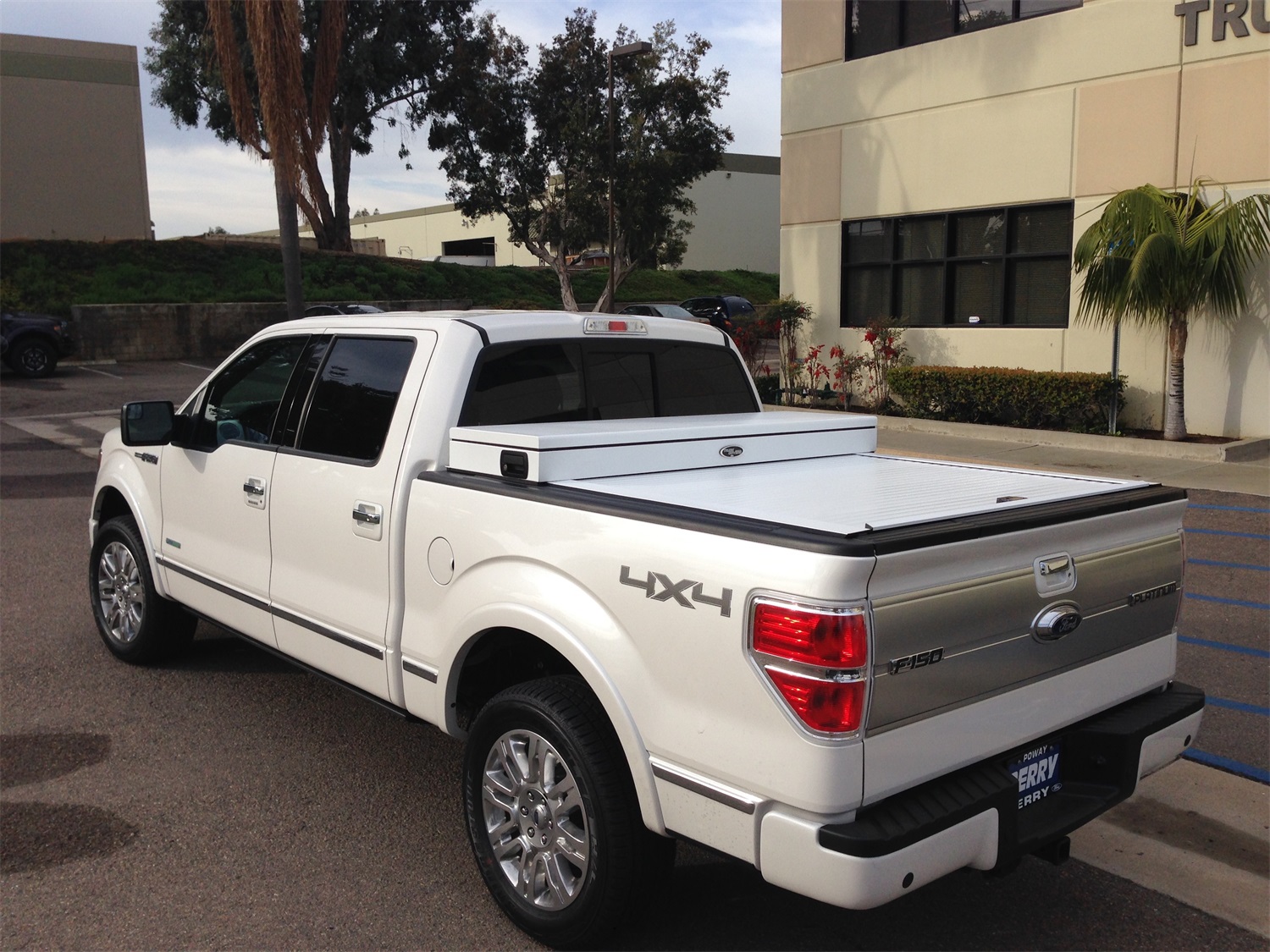 Truck Covers USA CRT546WHITE - Toolbox Cover Combo