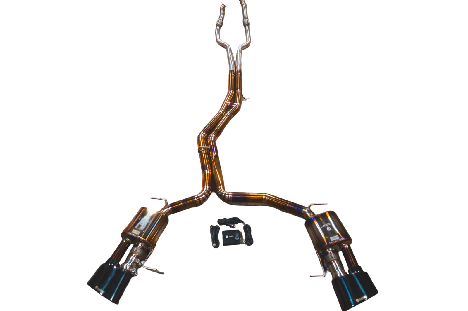 Valvetronic Designs - AUD.C8.RS6.VSES.FF.400C.TI - Exhaust System Kit