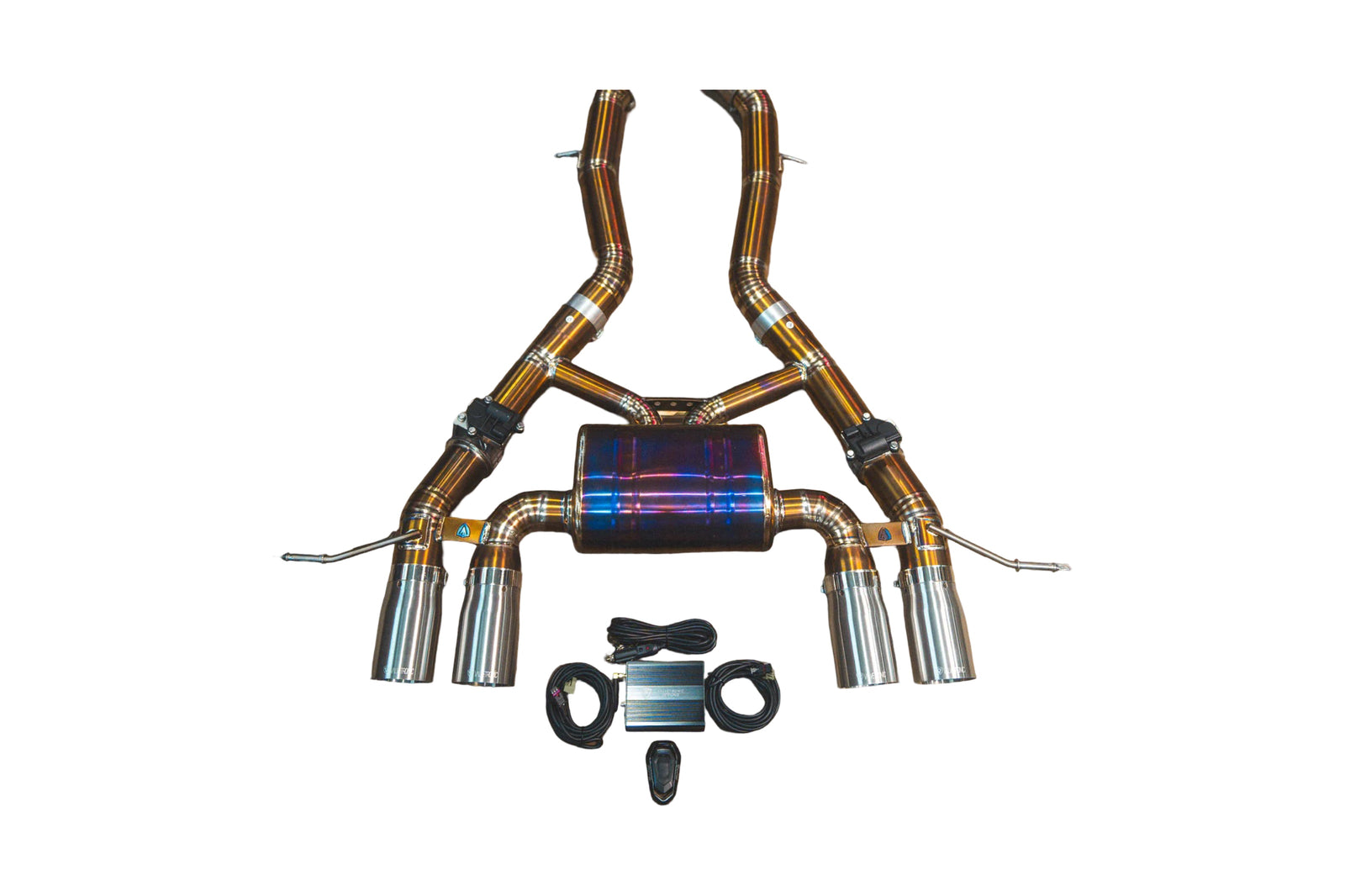 Valvetronic Designs - BMW.G87.M2.AXL.TI.BRSH - Exhaust System Kit